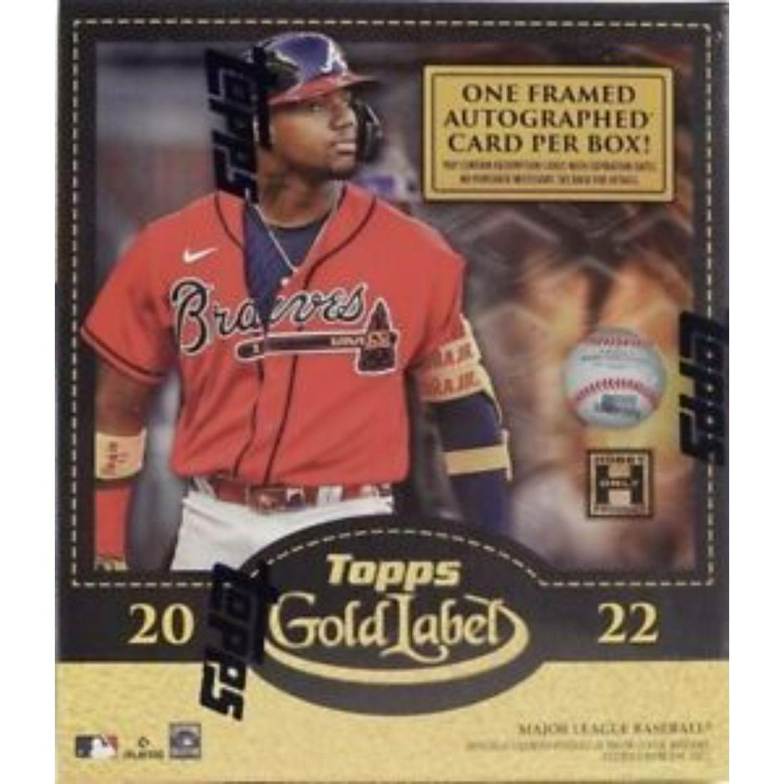 2022 Topps Gold Label MLB Baseball Factory Sealed Hobby Box (1 of 1)