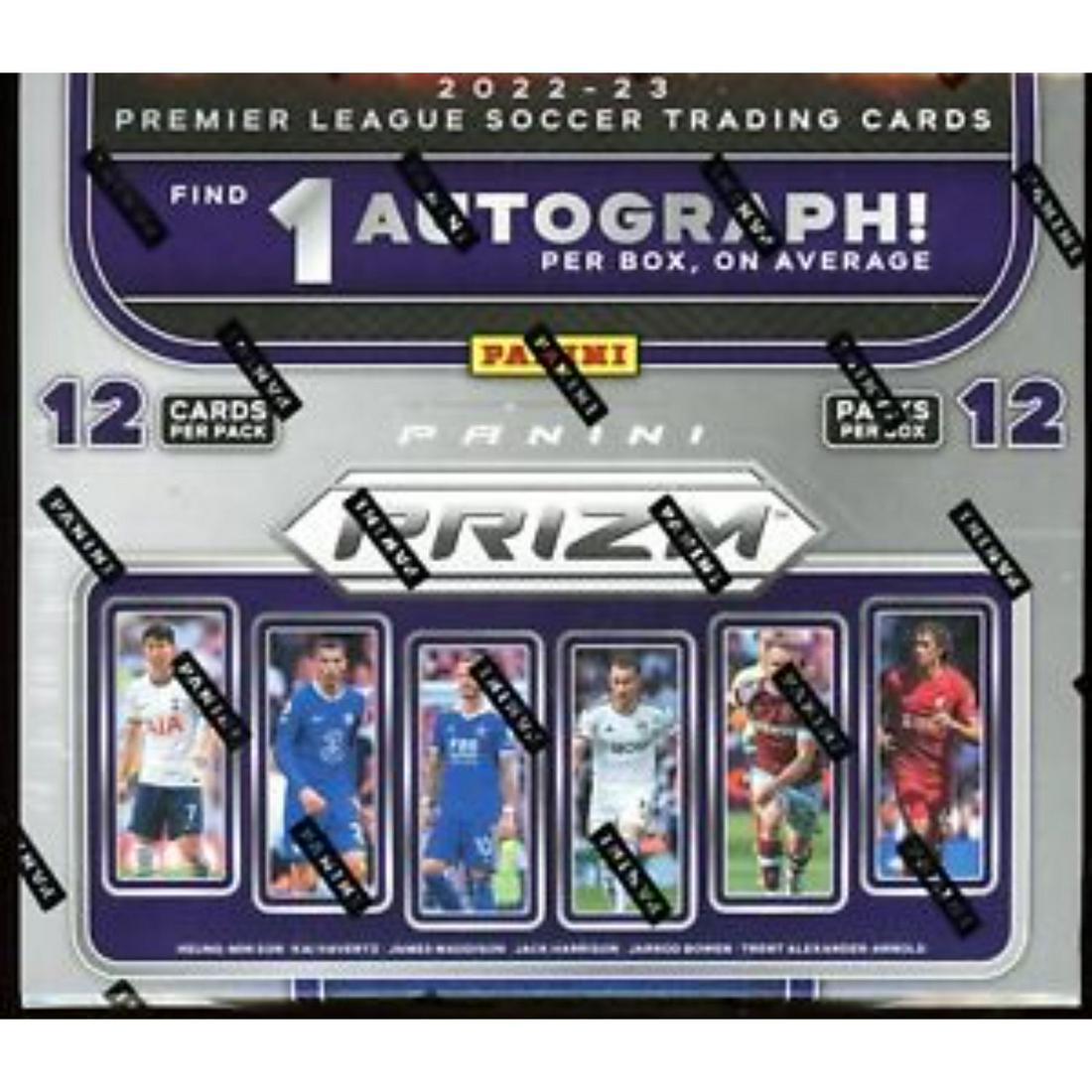 2022-23 Panini Prizm Premier League Soccer Factory Sealed Hobby Box: 2022-23 Panini Prizm Premier League Soccer Factory Sealed Hobby Box