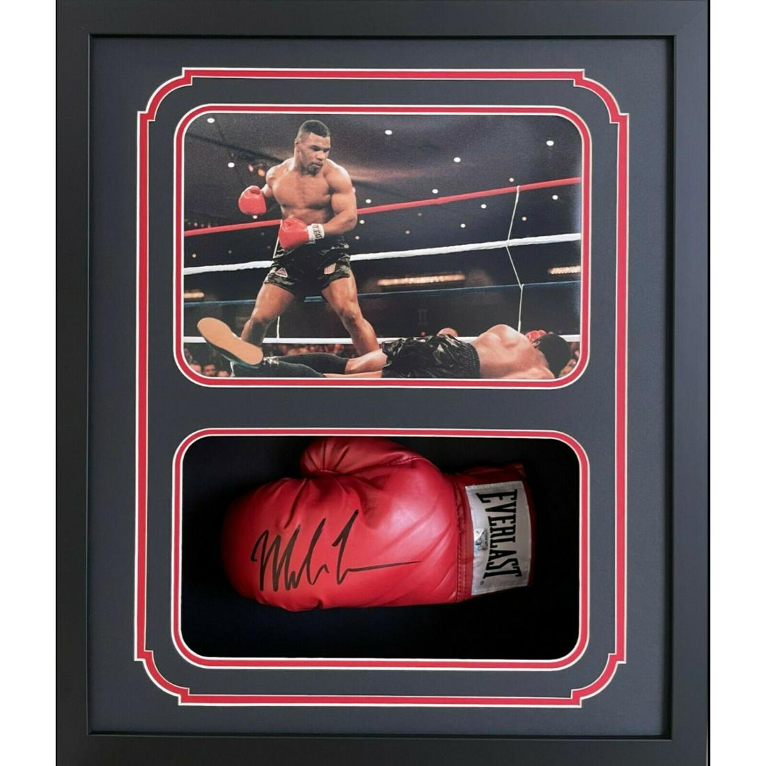 Mike Tyson Signed Custom Framed Boxing Glove (TYSON) (1 of 1)