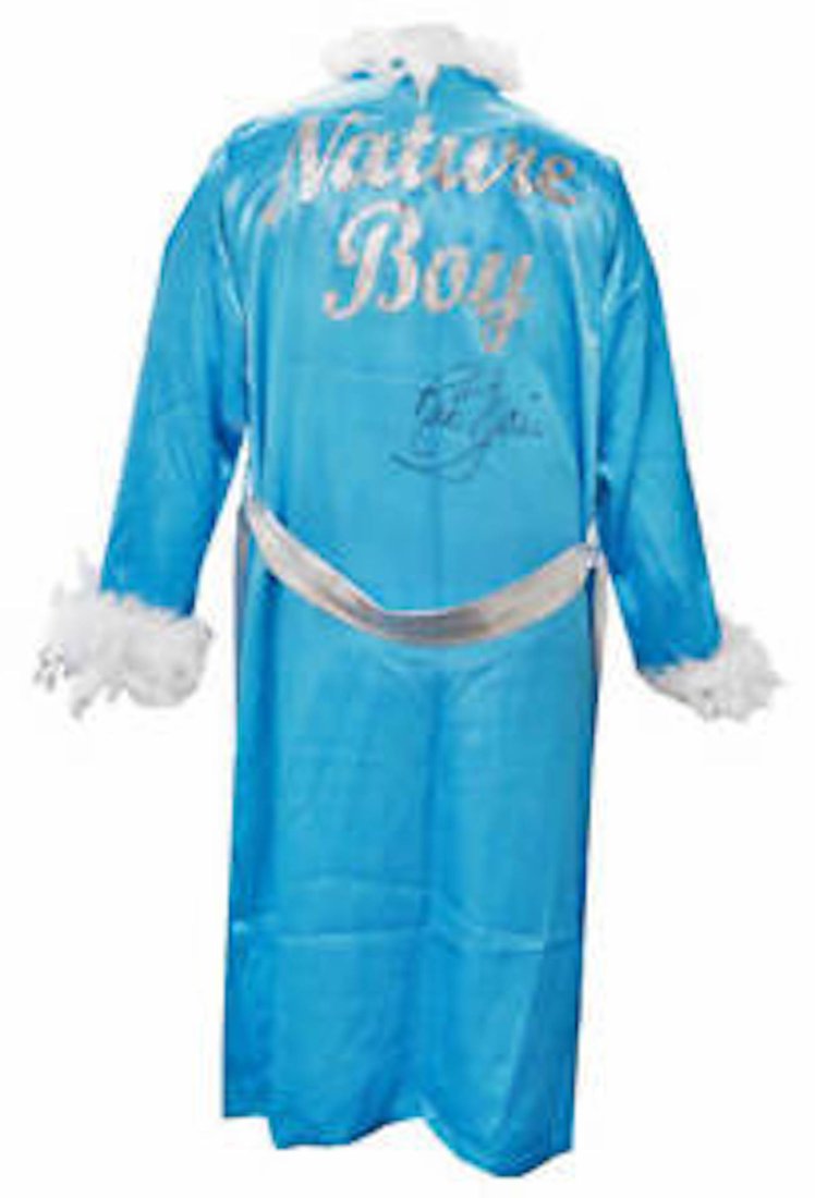 Ric Flair Signed Nature Boy Blue Wrestling Full Length Robe - SCHWARTZ COA (1 of 1)