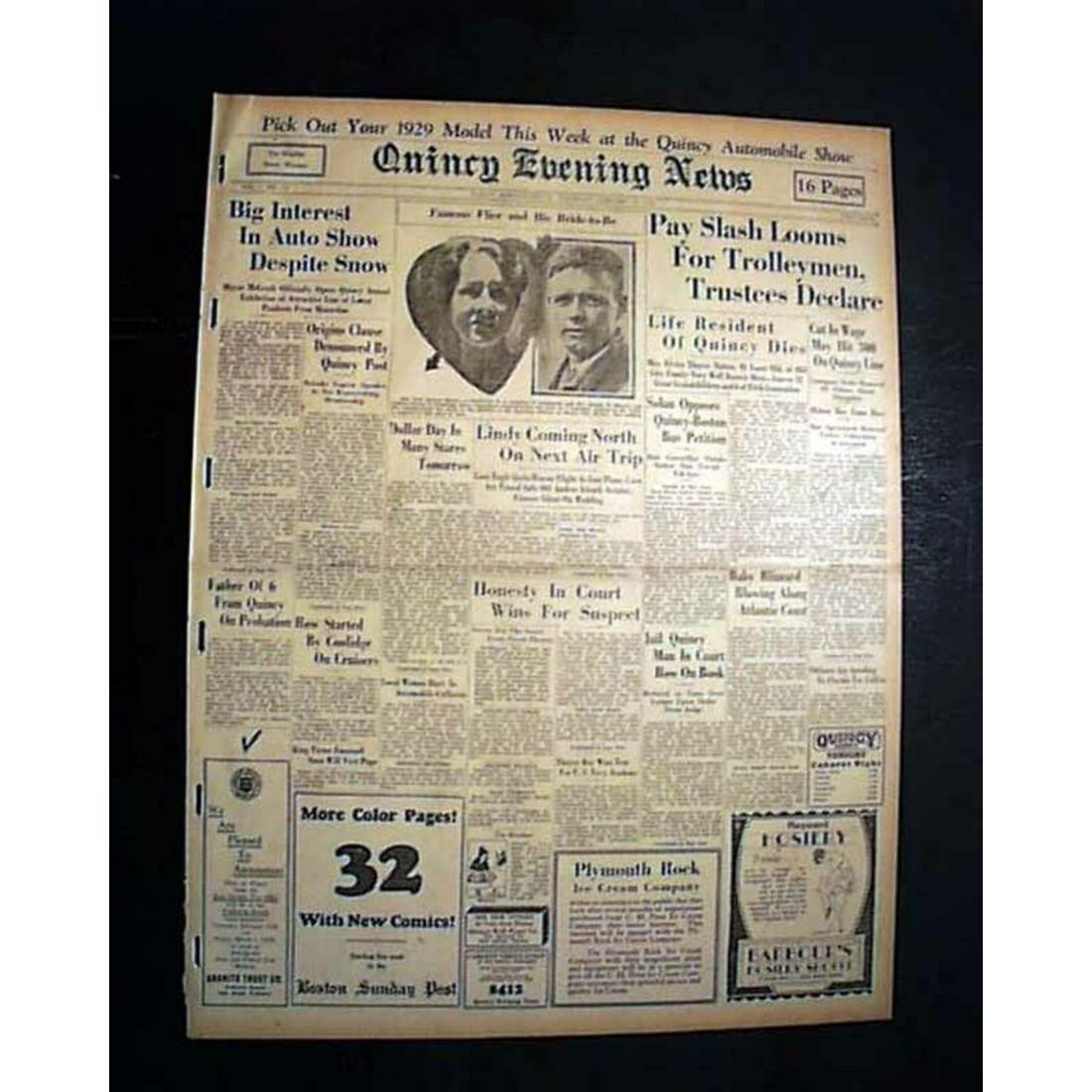 ST. VALENTINE'S DAY MASSACRE Al Capone Moran Chicago Gangster War 1929 Newspaper (1 of 1)