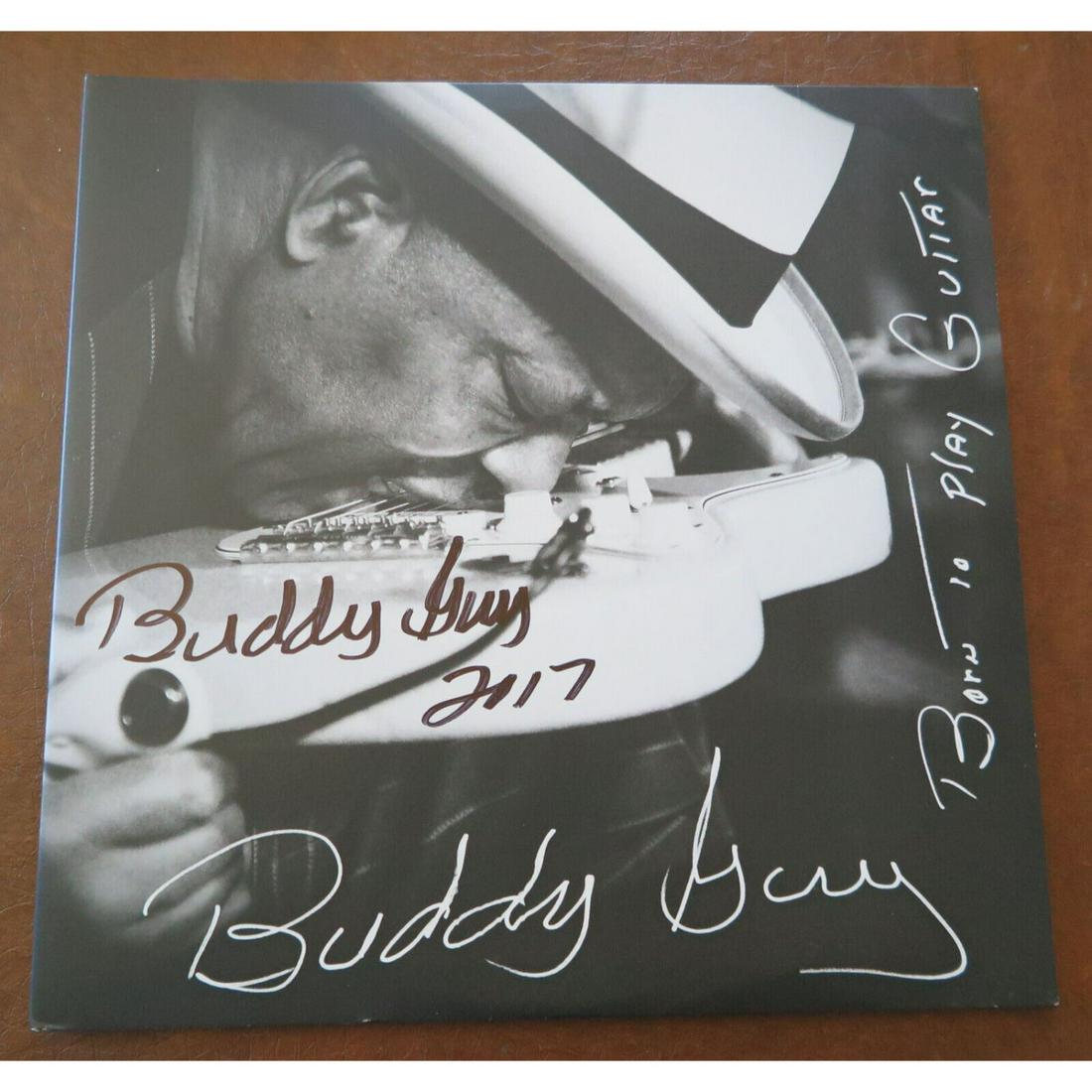Buddy Guy - Signed Born to Play Guitar Album JSA Authenticated (1 of 2)