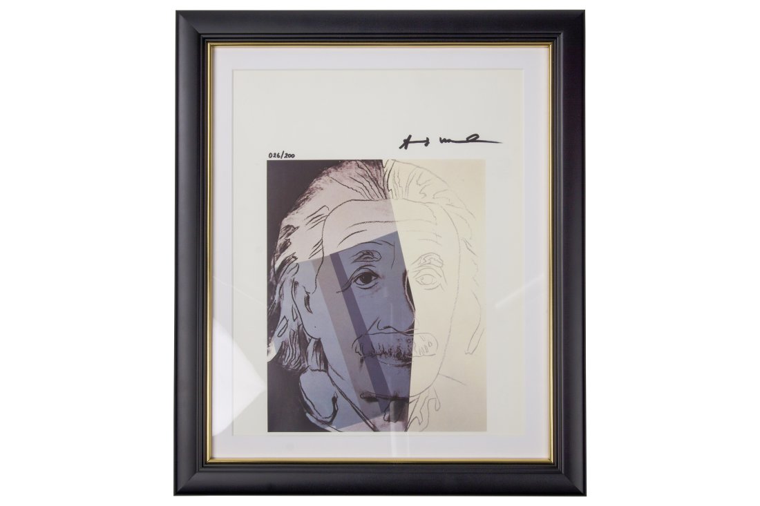 Andy Warhol Framed Print (Albert Einstein) W/ Letter Of Authenticity (1 of 1)