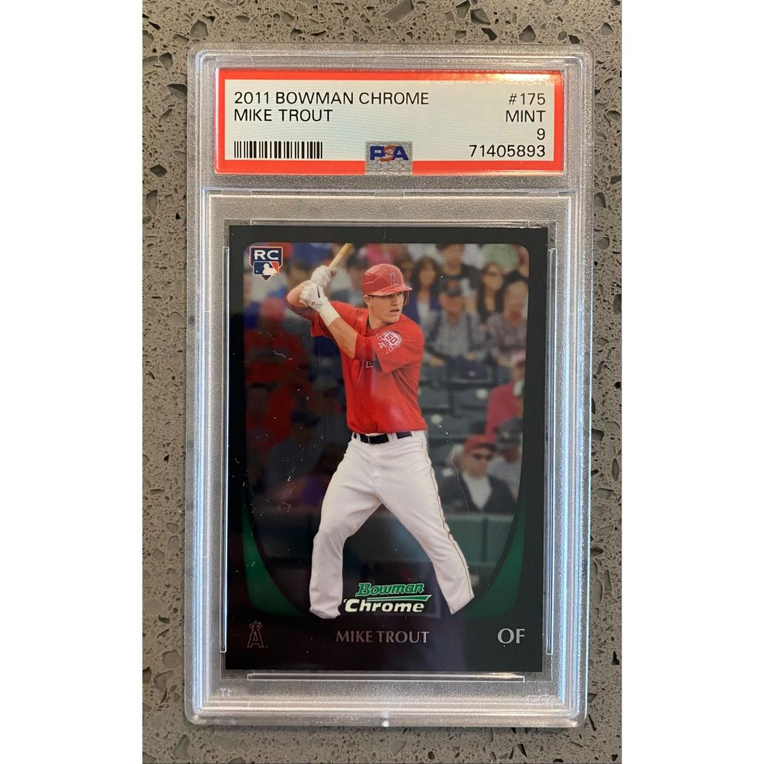 2011 Bowman Chrome Mike Trout Rookie RC (PSA 9) (1 of 1)