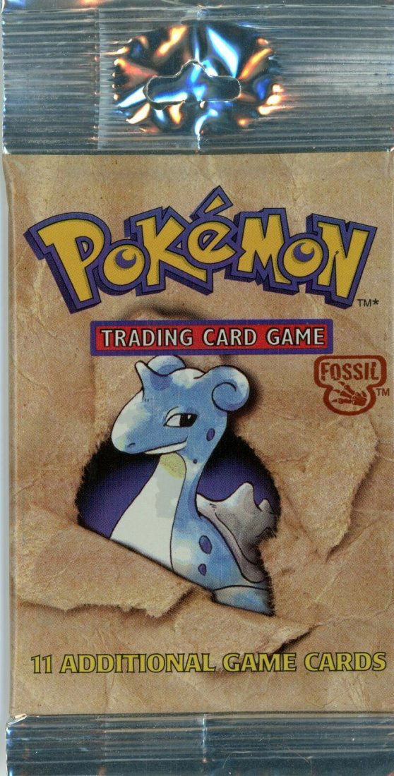 Pokemon Fossil Unlimited LONG Booster Pack | FACTORY SEALED | 1999 WOTC ðŸ”¥ RARE: Pokemon Fossil Unlimited LONG Booster Pack | FACTORY SEALED | 1999 WOTC ðŸ”¥ RARE
