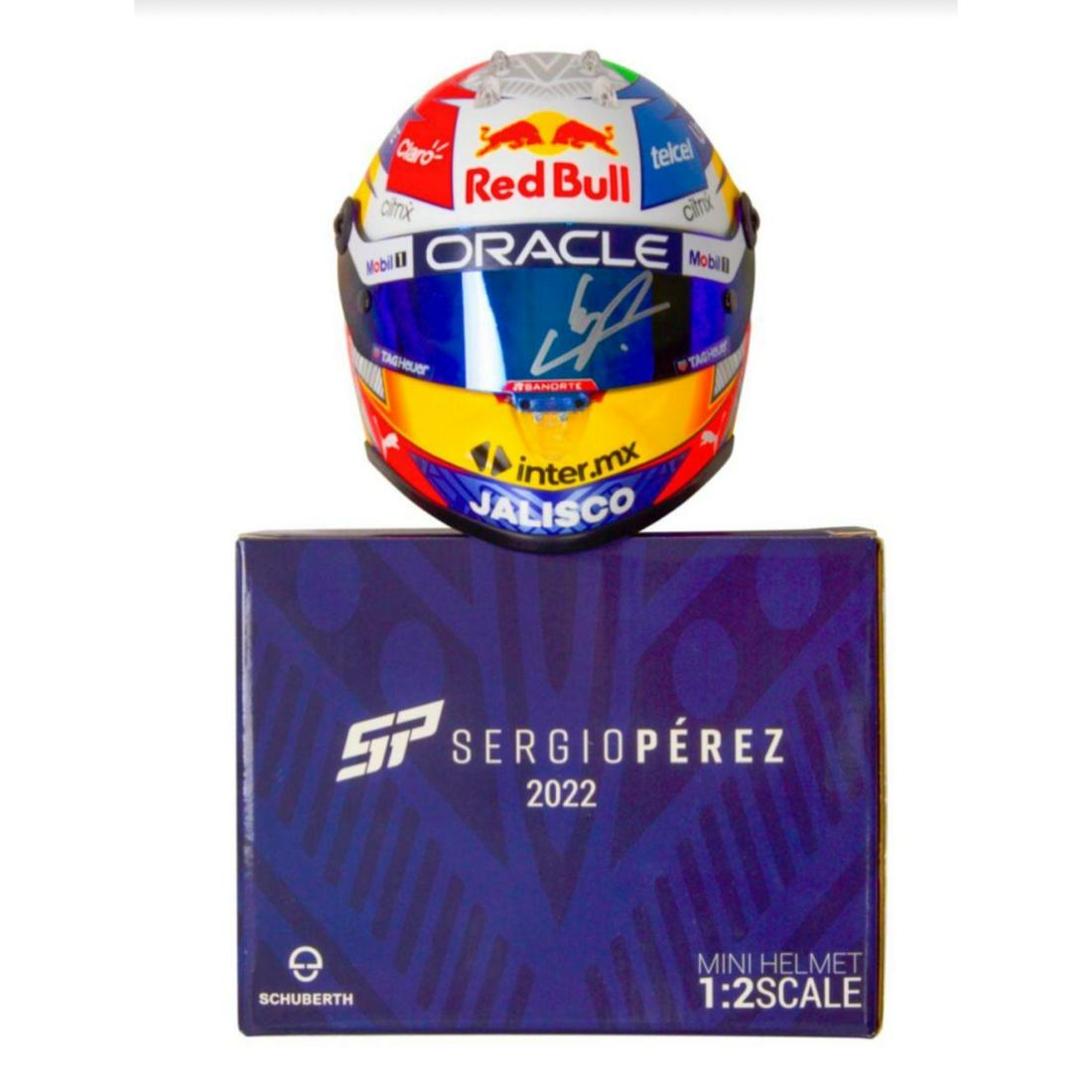 Sergio Perez Signed RedBull Mini Helmet (Beckett) (1 of 1)