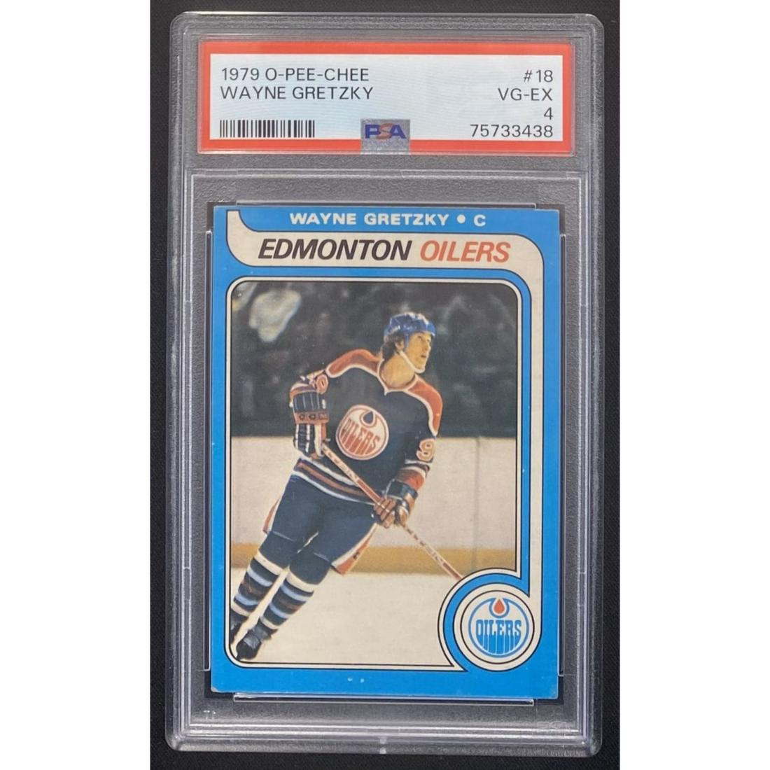 1979 O-Pee-Chee #18 Wayne Gretzky Rookie Card PSA 4 (1 of 1)