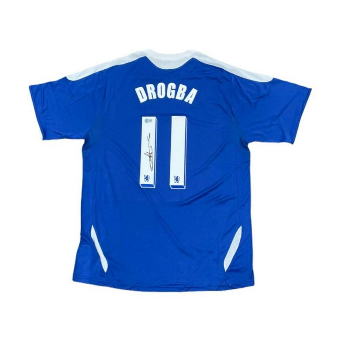 Didier Drogba Signed Chelsea Jersey (Beckett): Didier Drogba Signed Chelsea Jersey (Beckett)