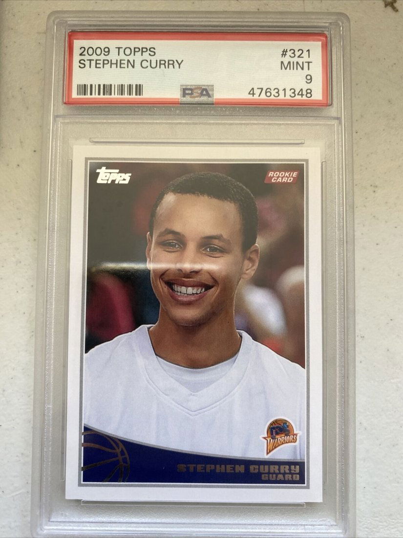 Stephen Curry 2009-10 Topps #321 PSA 9 Rookie RC Golden State Warriors (1 of 1)