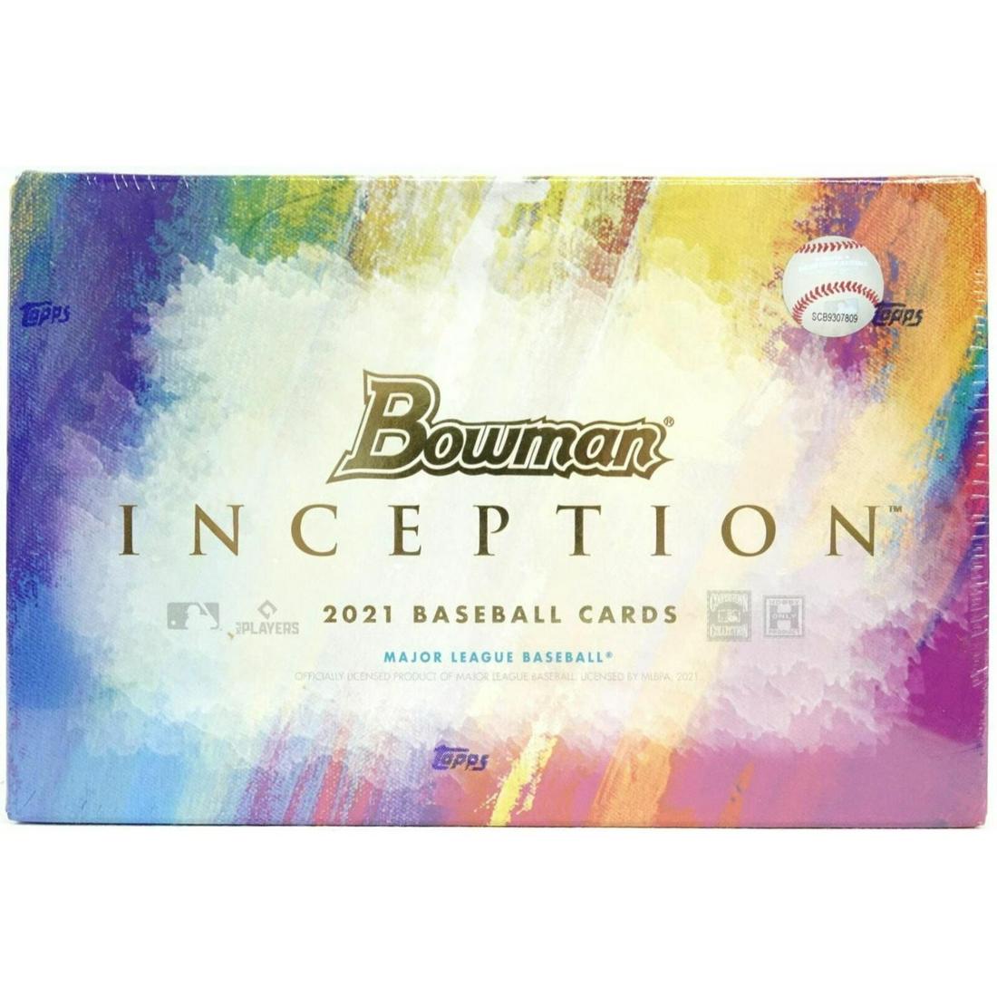 2021 Topps Bowman Inception Baseball Factory Sealed Hobby Box (1 of 1)