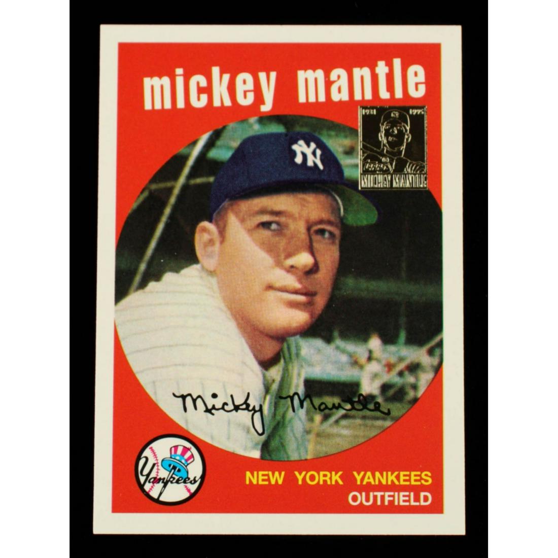 Mickey Mantle 1996 Topps Mantle Case #9 1959 Topps (1 of 2)