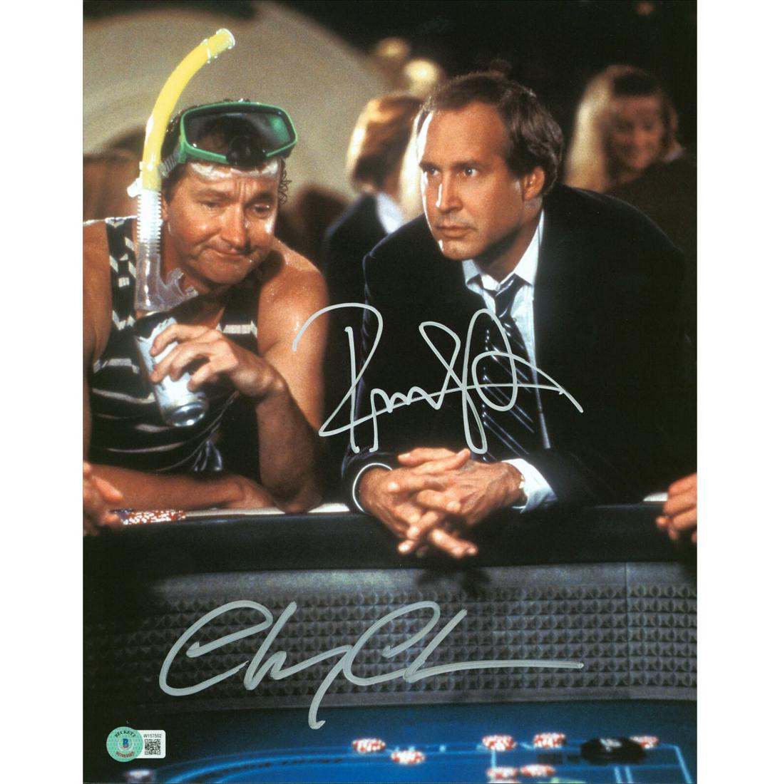 Chevy Chase & Randy Quaid Dual Signed 11x14 Photo (Beckett COA) (1 of 1)