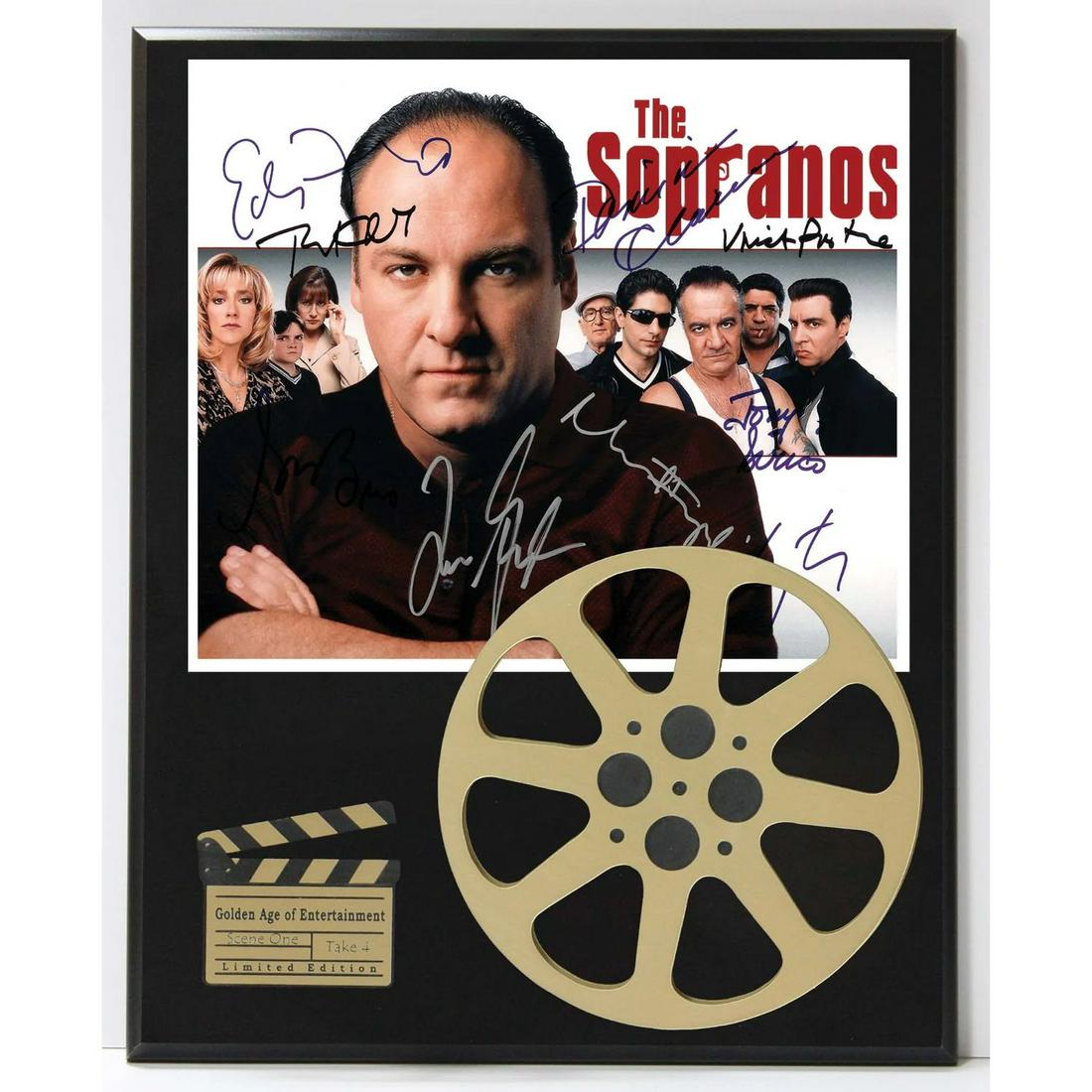 The Sopranos Limited Edition Reproduction Signature And Film Reel Display (1 of 1)