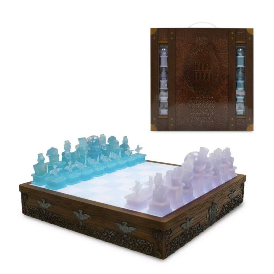Disney Haunted Mansion 32pc Chess Set With Light-Up Board (1 of 3)