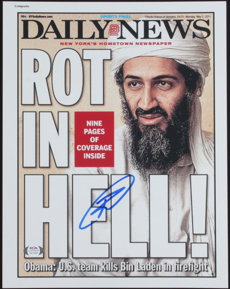 Robert J. O'Neill Signed 11x14 Photo (PSA) (1 of 1)