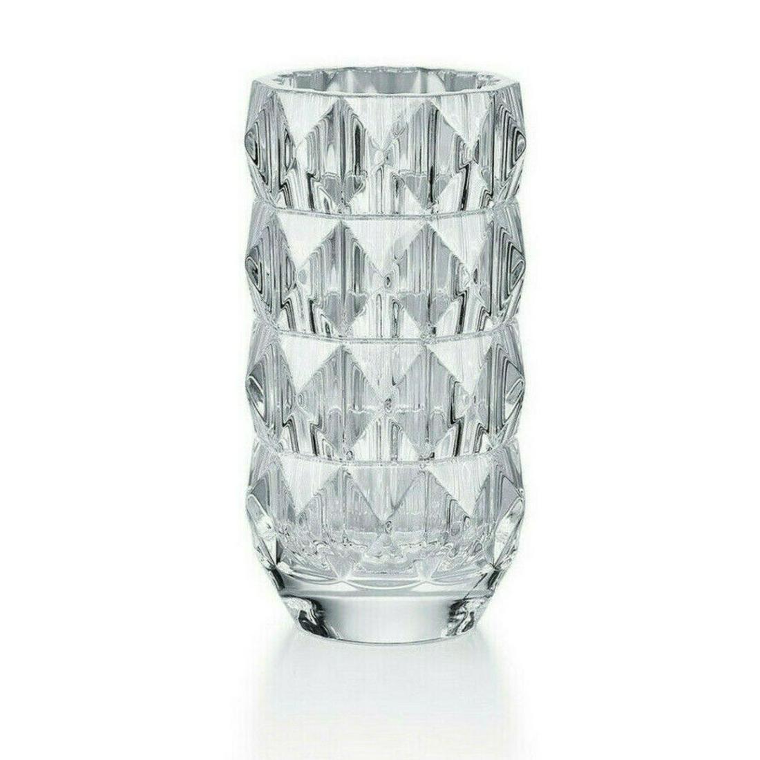 NEW BACCARAT CRYSTAL LOUXOR ROUND CLEAR VASE SMALL (1 of 1)
