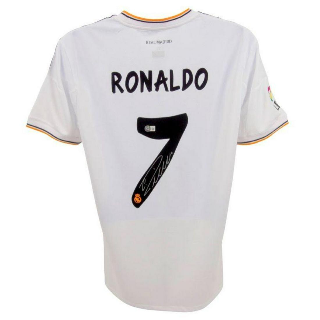 Cristiano Ronaldo Signed Real Madrid 2023-2014 Home Jersey (Beckett) (1 of 2)