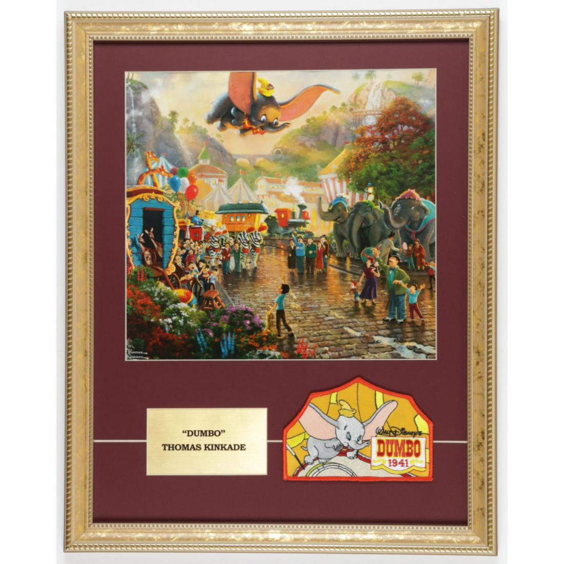 Thomas Kinkade "Dumbo" 16x20 Custom Framed Print Display With Patch (1 of 1)