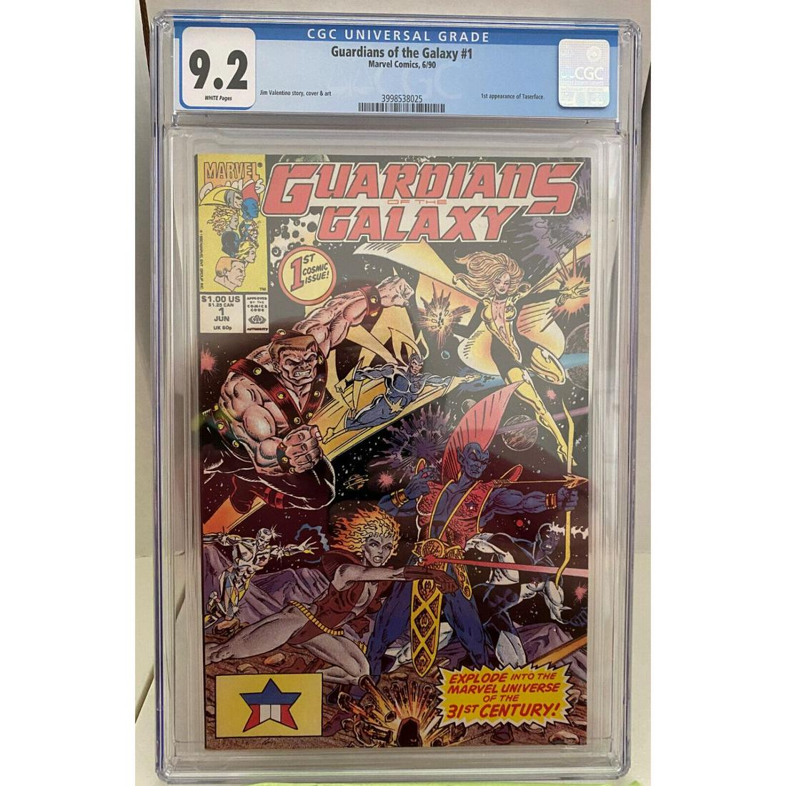 Guardians of the Galaxy #1 CGC 9.2 Comic Book Origin of the Guardians of the Galaxy (1 of 1)