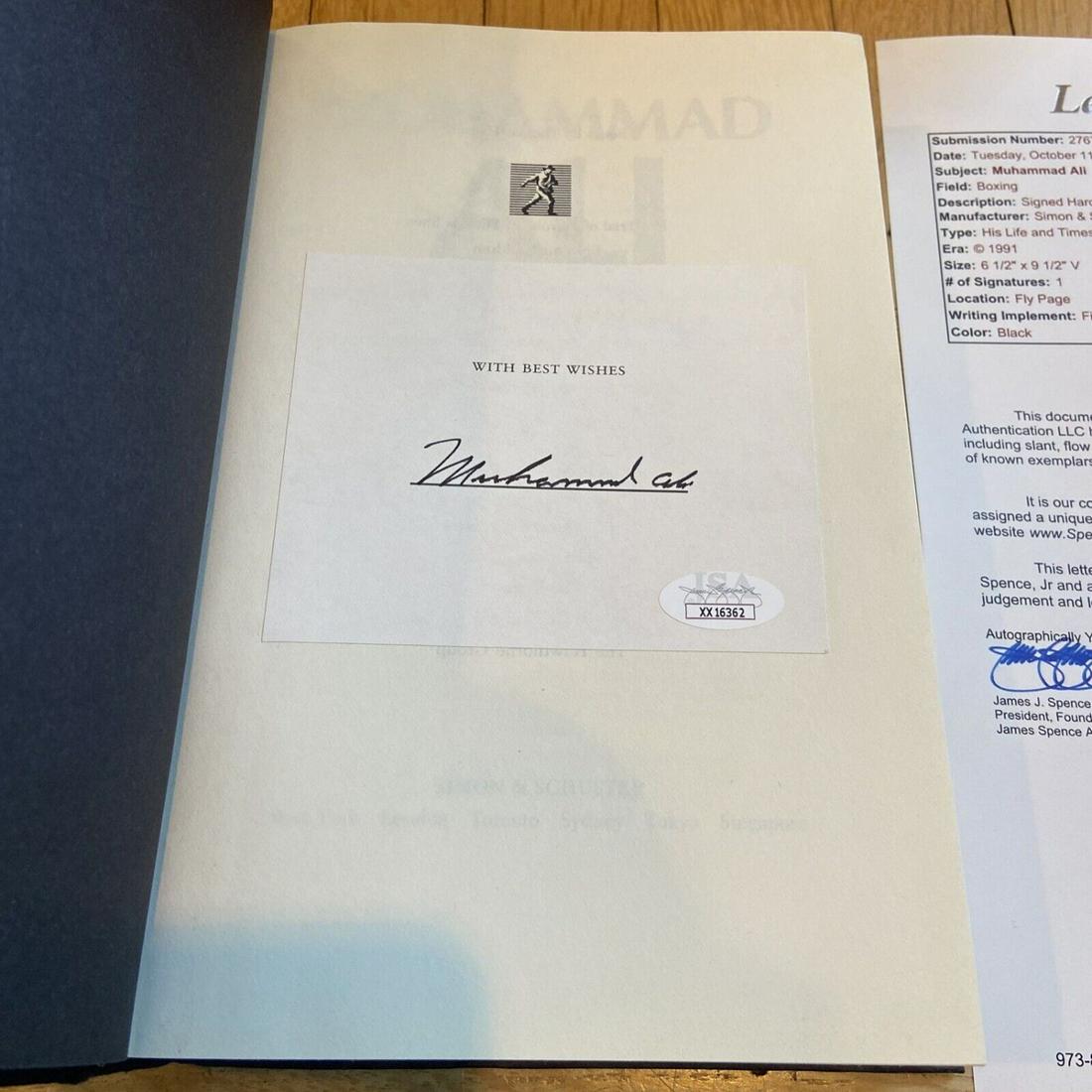Muhammad Ali Signed "His Life & Times" Book (JSA LOA) (1 of 4)