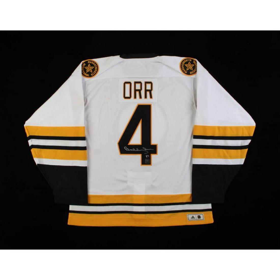 Bobby Orr Signed Bruins Bicentennial Throwback Jersey (Orr) (1 of 3)