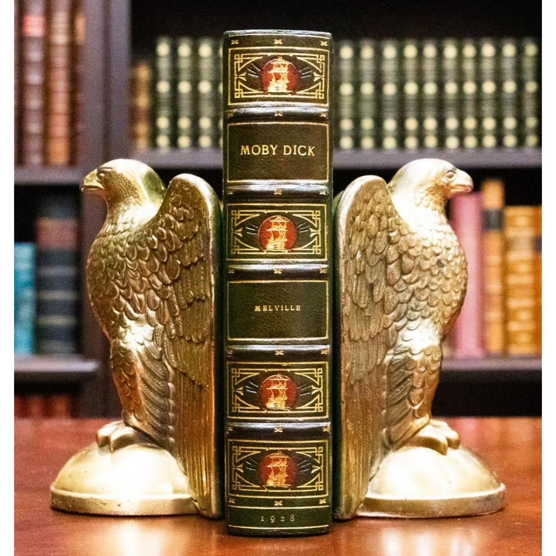 1928 Moby Dick of The Whale by Herman Melville Fine Leather Binding Rare: 1928 Moby Dick of The Whale by Herman Melville Fine Leather Binding Rare