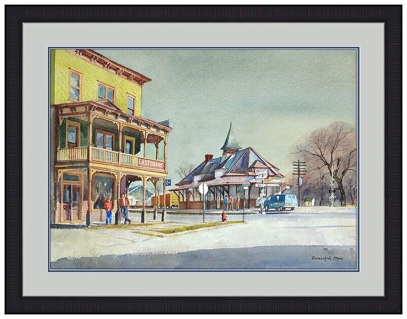 Original Ranulph Bye Signed & Framed 16"x22" Watercolor Painting: Original Ranulph Bye Signed & Framed 16"x22" Watercolor Painting