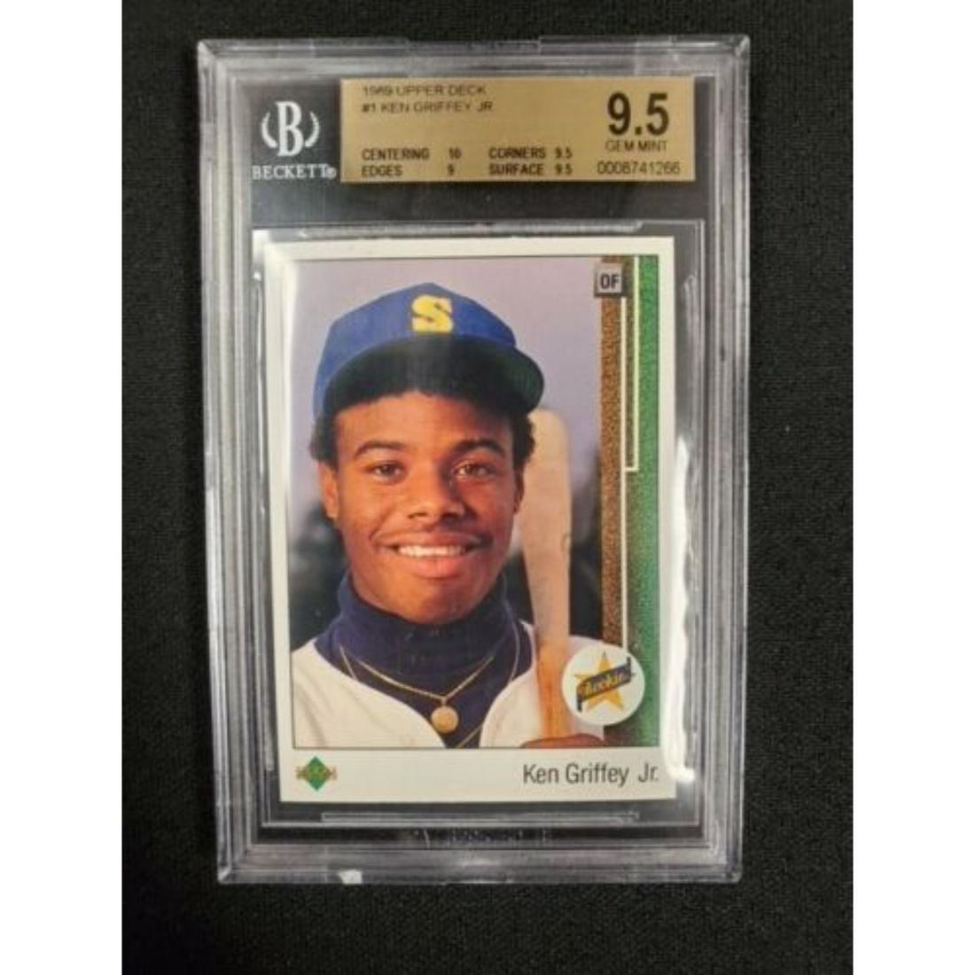 1989 Upper Deck Ken Griffey Jr Star Rookie BGS 9.5 GEM MINT 10 Centering!! (1 of 1)