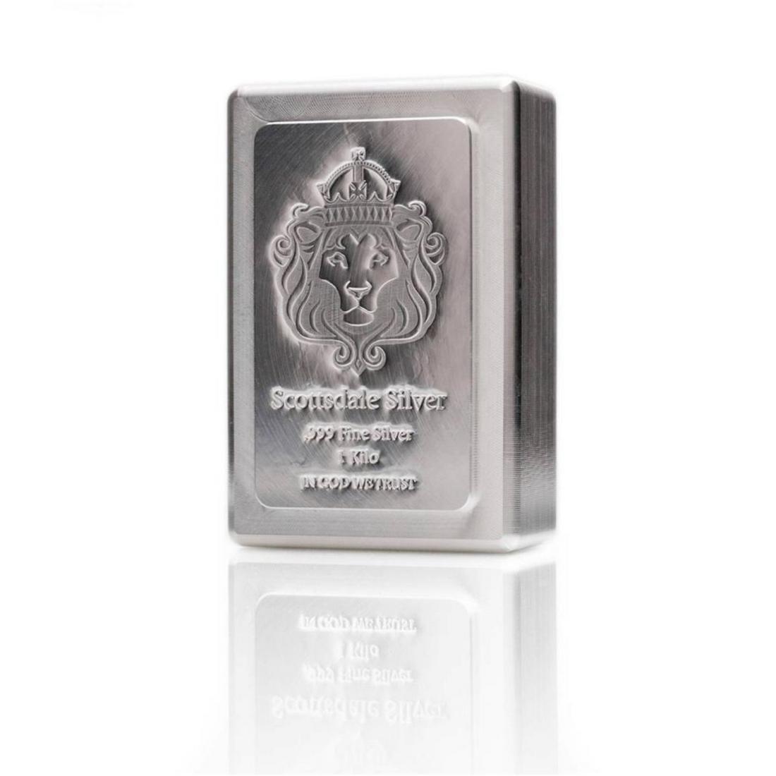 1 KILO Scottsdale STACKERÂ® Silver Bar .999 Silver Bullion #A131 (1 of 1)