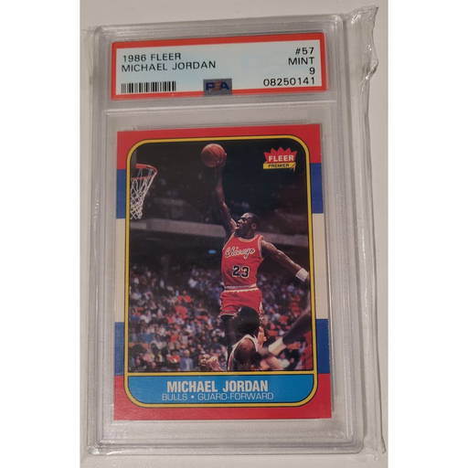 michael jordan fleer rookie card psa 10