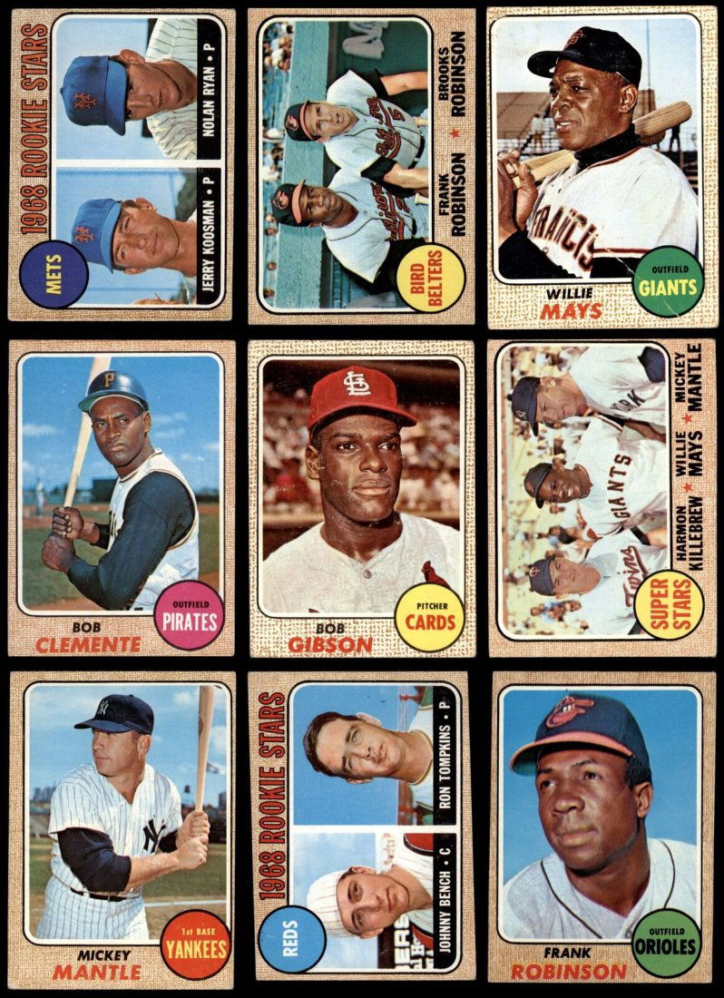 1968 Topps Baseball Complete Set 2.5 - GD+ (1 of 3)