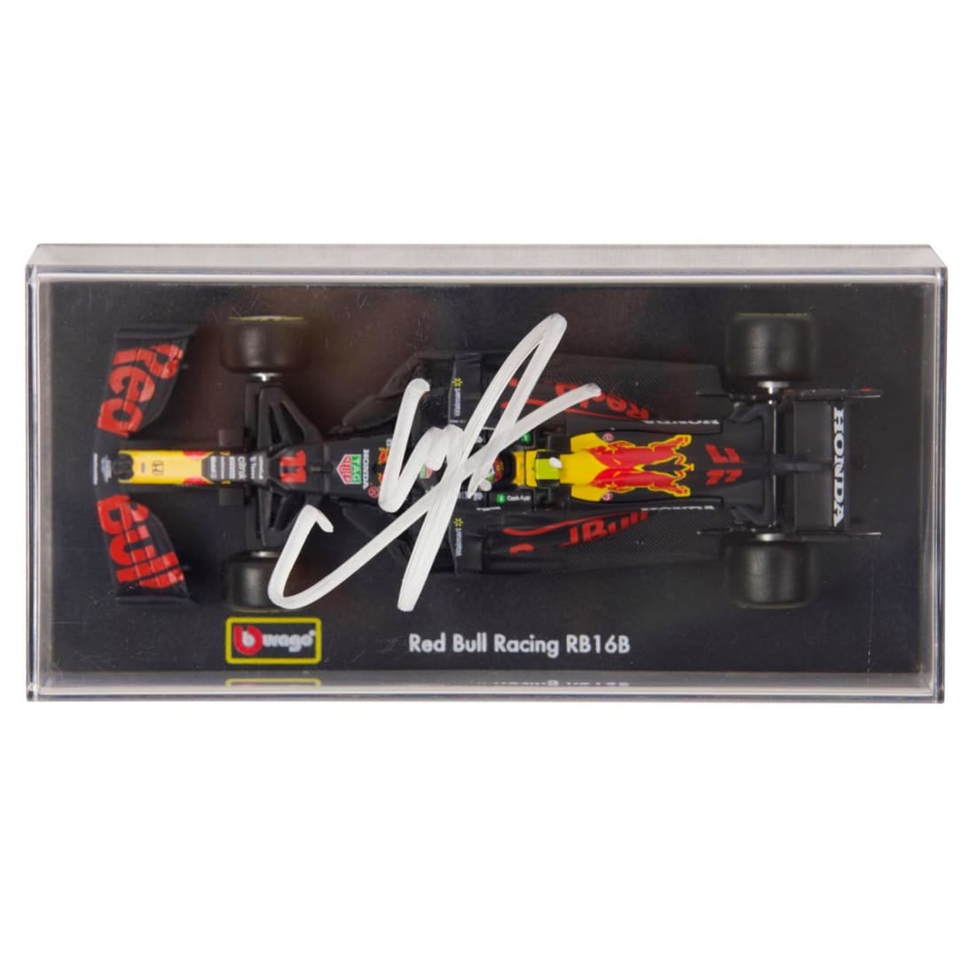Sergio Perez Signed 1:43 Scale Mini Model RedBull Race Car Formula 1 (Beckett) (1 of 2)