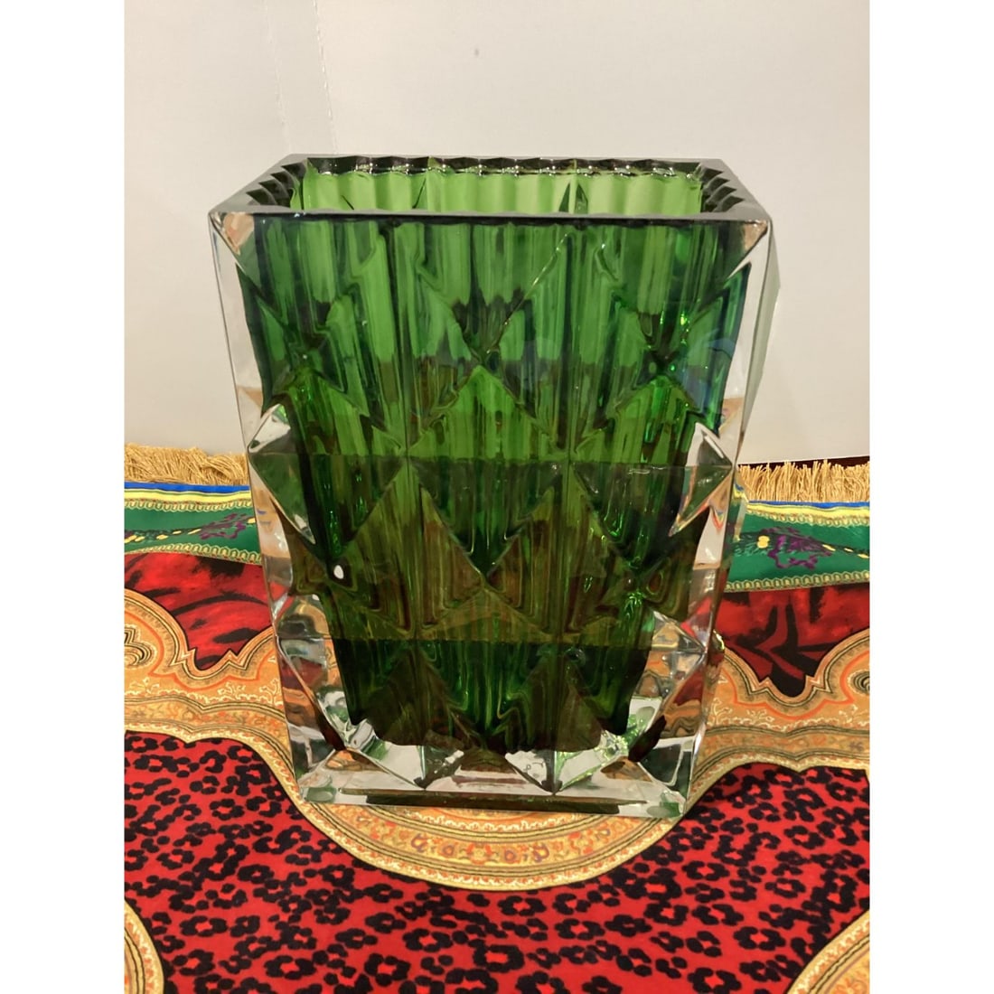 Baccarat Luxor style vase 8 inch tall: Baccarat Luxor style vase 8 inch tall