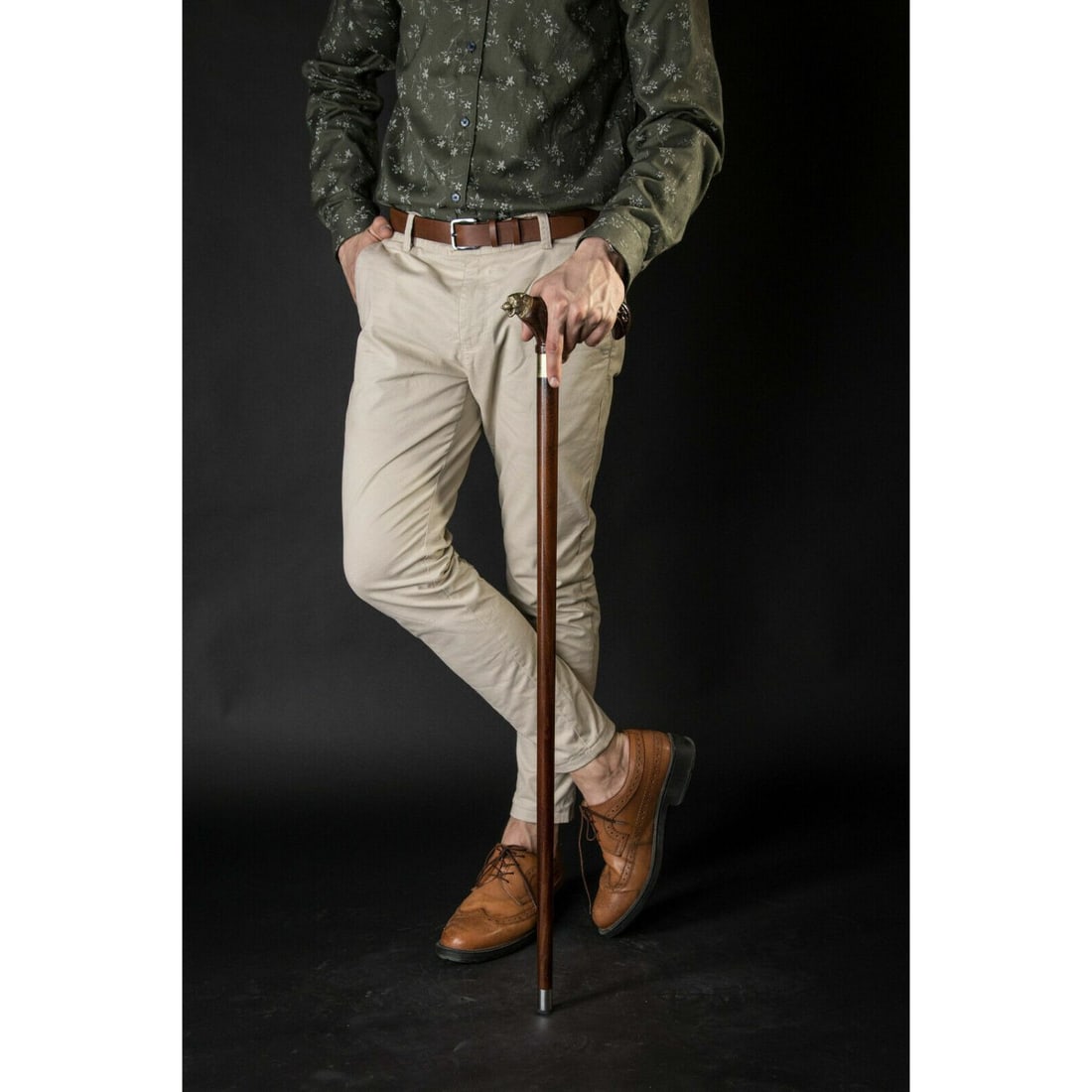 Dark Wolf Walking Stick Walking cane Wood Cane Hand Carved Hiking Stick: MaterialsWood, AshVIP Walking Stick High-guality by ARTWalkingSticksSome of us need support when walking, so we use canes. But a person with a cane may attract attention not by his gait, but by his el