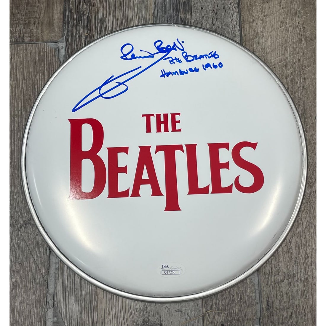 The Beatles Signed Drum Pete Best Autographed Drum Inscribed (JSA COA) (1 of 1)