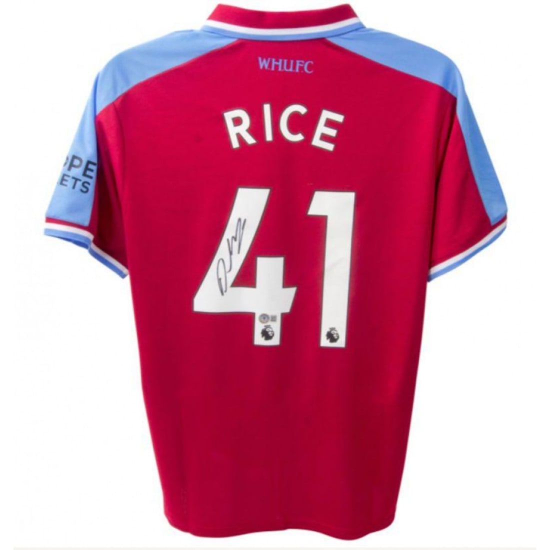 Declan Rice Signed West Ham United Jersey (Beckett) (1 of 2)