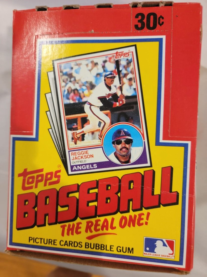 1983 Topps Baseball cards 36 factory wax sealed packs per box. (1 of 1)