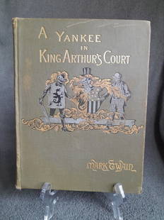 Rare Mark Twain 1889 1st Edition A Connecticut Yankee In King Arthur's Court: Rare Mark Twain 1889 1st Edition A Connecticut Yankee In King Arthur's Court