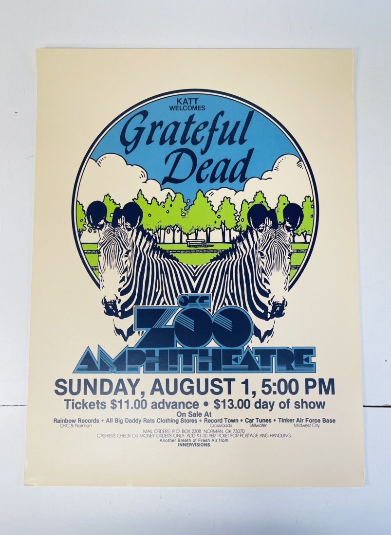 1982 Grateful Dead Concert Poster (1 of 1)