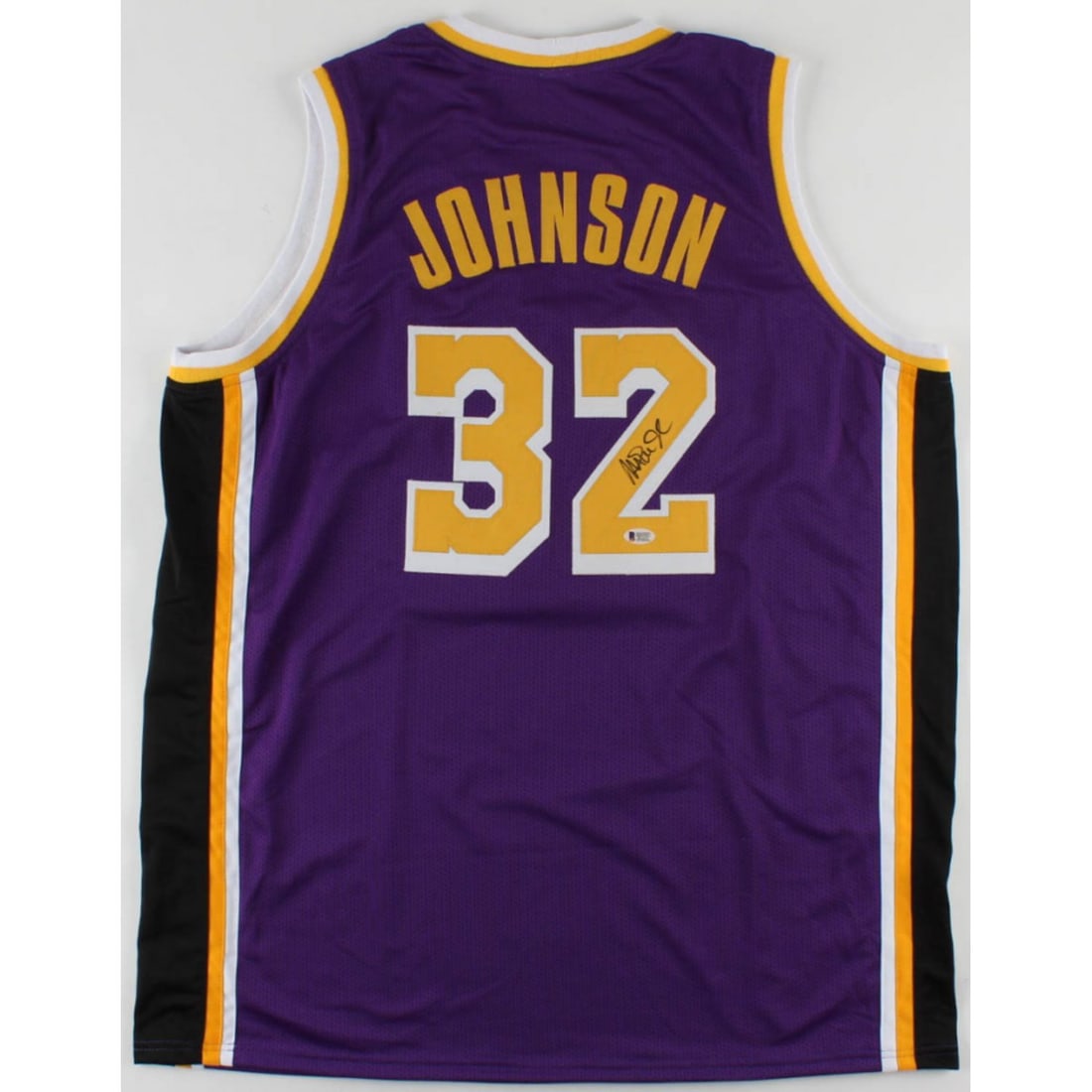 Magic Johnson Signed Jersey (Beckett COA) (1 of 1)