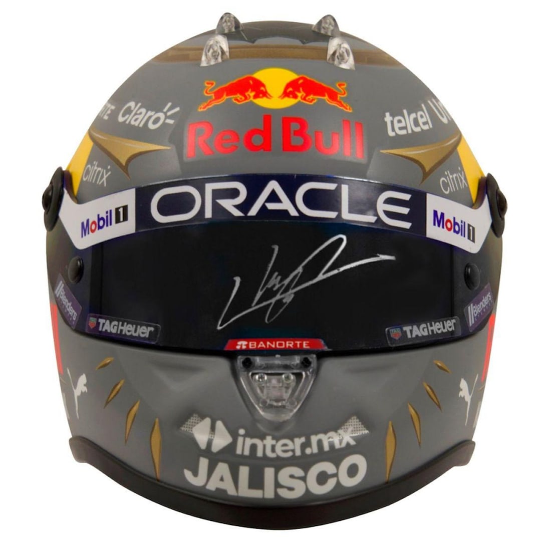 Sergio Perez Signed Red Bull Racing Mini Helmet (Beckett) (1 of 2)