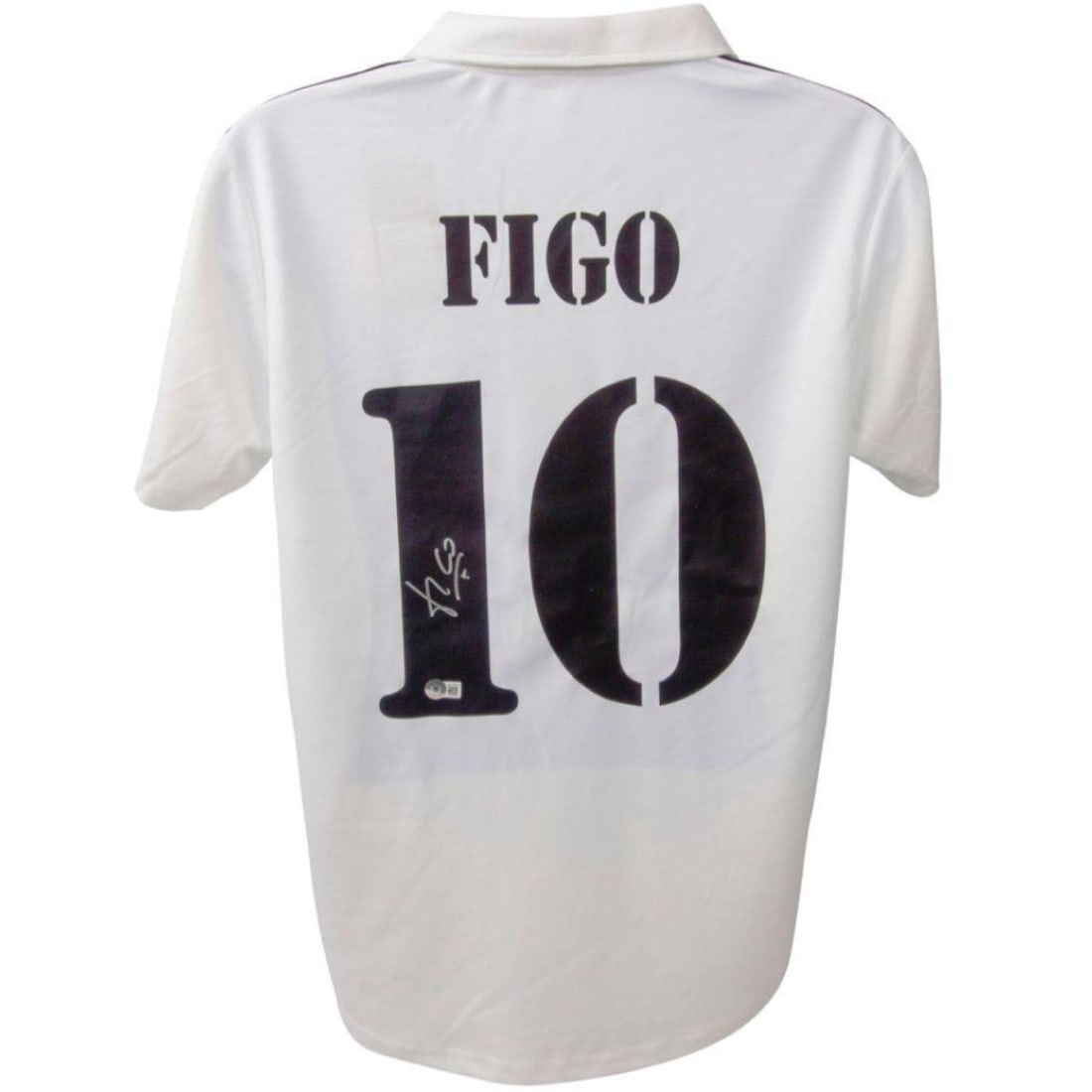 Luis Figo Signed Real Madrid Jersey (Beckett): Luis Figo Signed Real Madrid Jersey (Beckett)