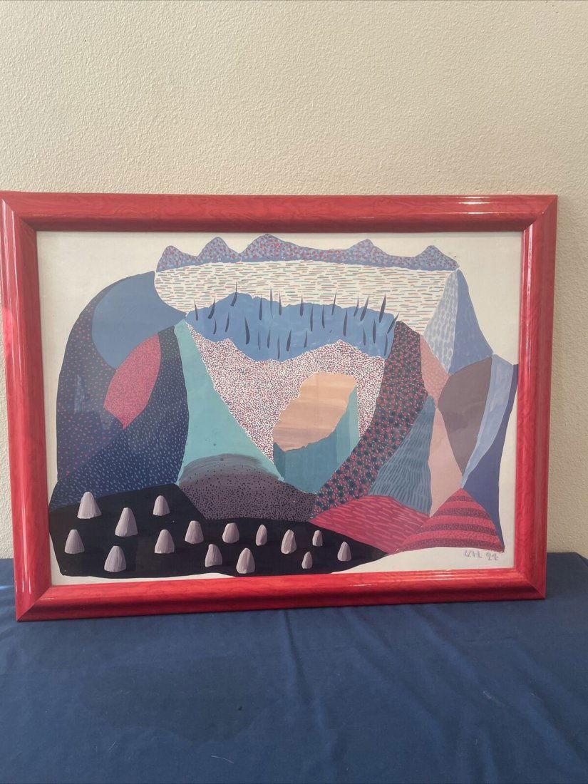 David Hockney â€œA Drawing Retrospective” LACMA exhibition poster 1996 (1 of 1)