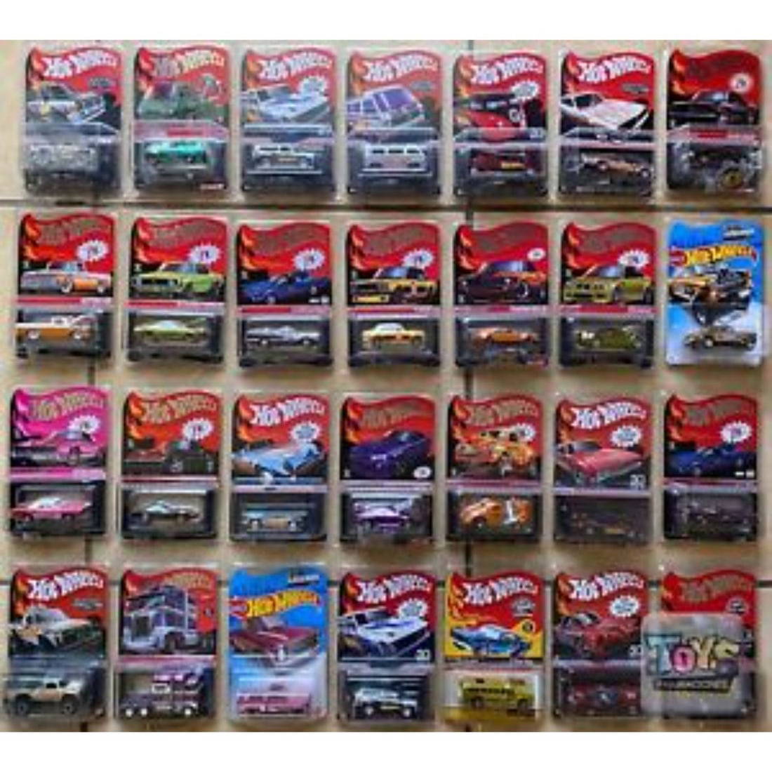 Rare Lot Of 28 Sealed Hot Wheels Auction