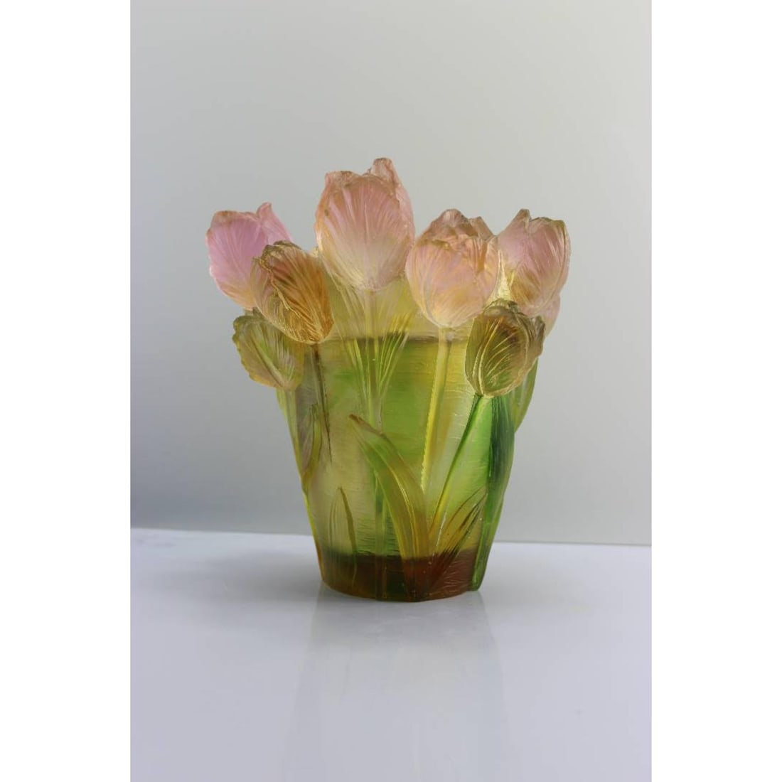 Nancy daum style Tulip Vase 8â€ tall (1 of 2)