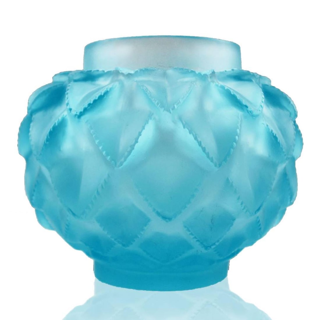 lalique Cactus Style Vase 12" (1 of 1)
