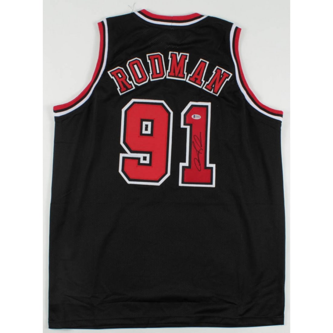 Dennis Rodman Signed Jersey (Beckett COA) (1 of 2)