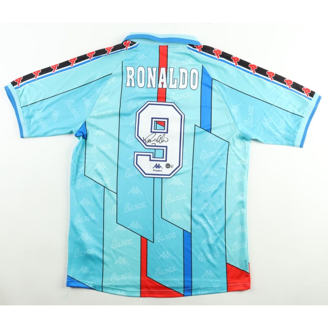 Ronaldo LuÃ­s NazÃ¡rio de Lima Signed Jersey (Beckett) (1 of 2)