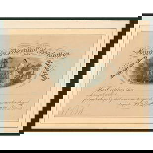 Rare~ Robert E. Lee & John Bell Hood Dual Signed Document (Beckett LOA): Rare~ Robert E. Lee & John Bell Hood Dual Signed Document (Beckett LOA)