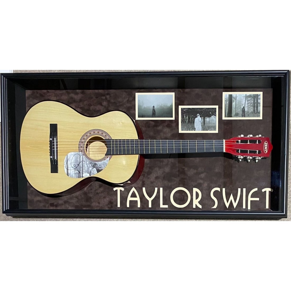 Taylor Swift Signed & Custom Framed Guitar (JSA COA) (1 of 1)